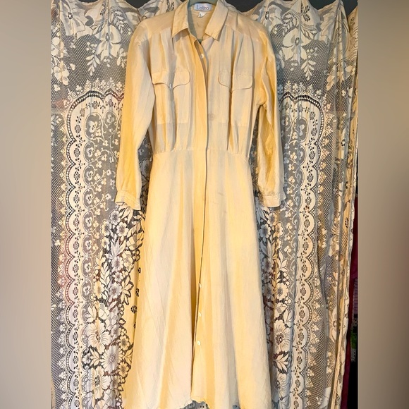 Vintage button up house dress or or duster - Picture 4 of 4